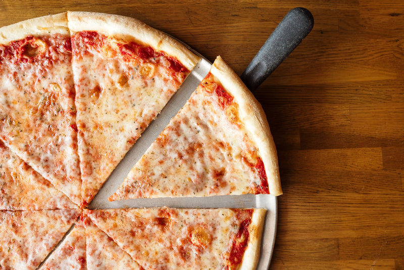fresh pizza at Joe's