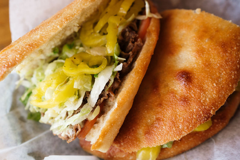 cheesesteak from Joe's Pizza east end
