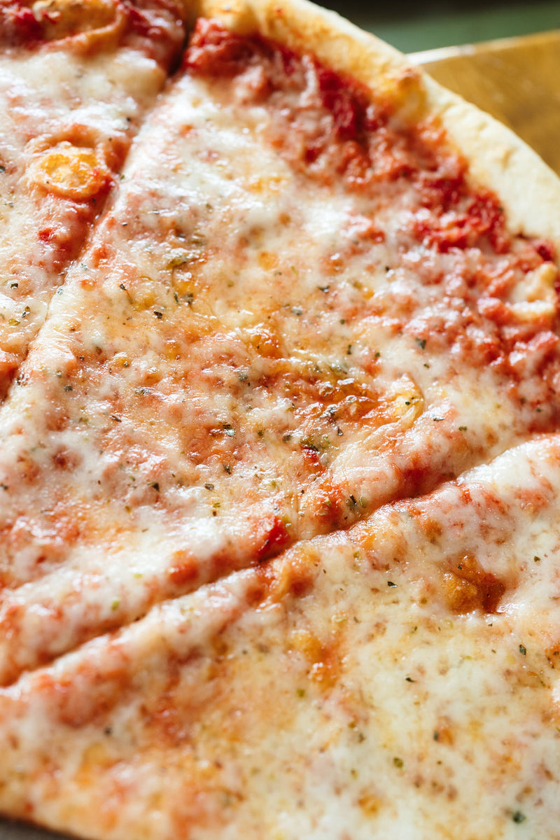 close up of fresh pizza at Joe's