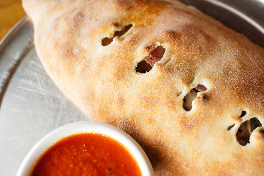 close up of stromboli from Joe's east end